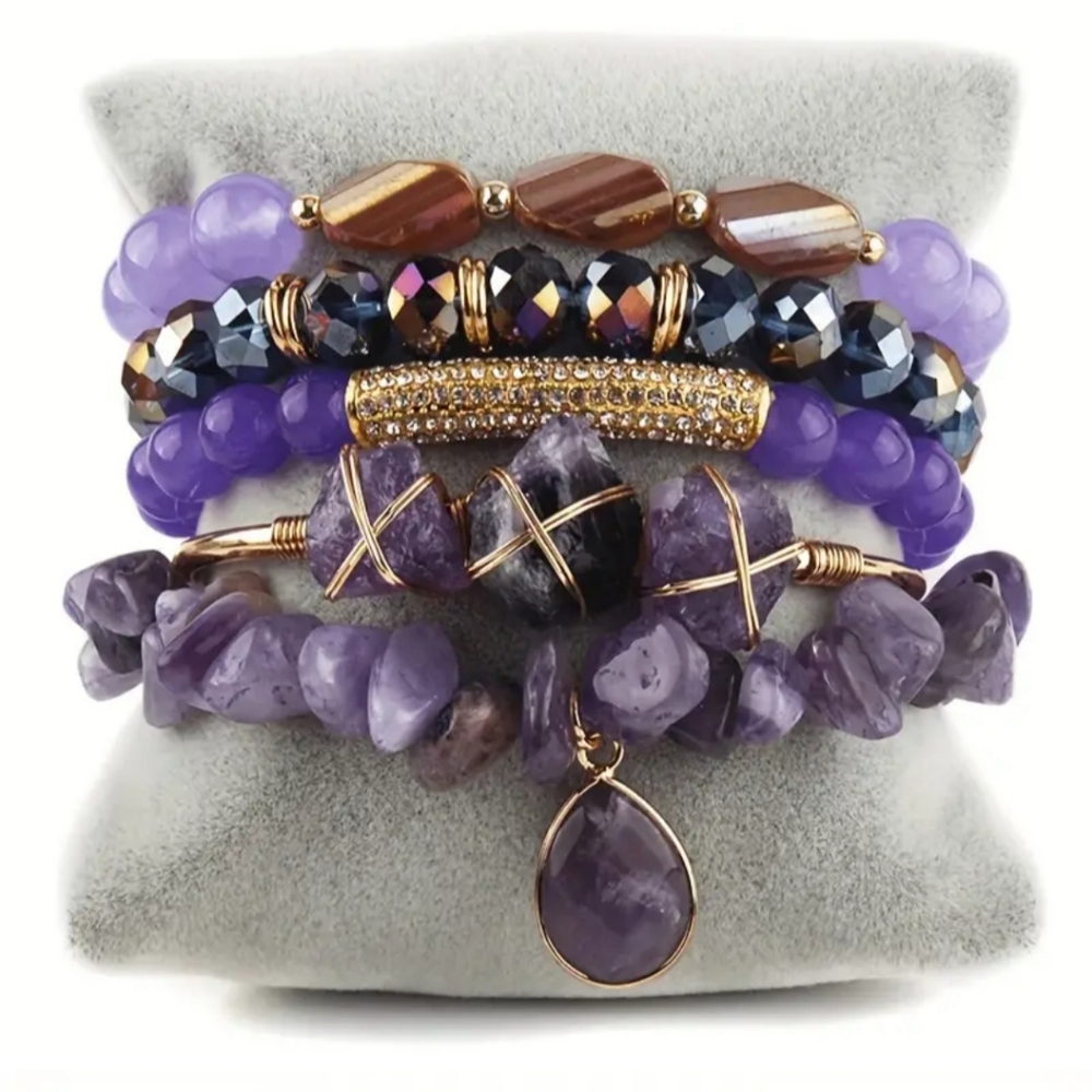 Power Stack Bracelet Sets - Picture 3 of 8